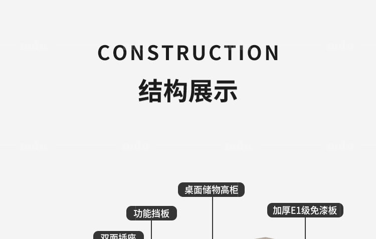 Staff Desk Office Desk and Chair Set Simple Modern Office Partition Computer Desk Employee Desk Six-Person Booth