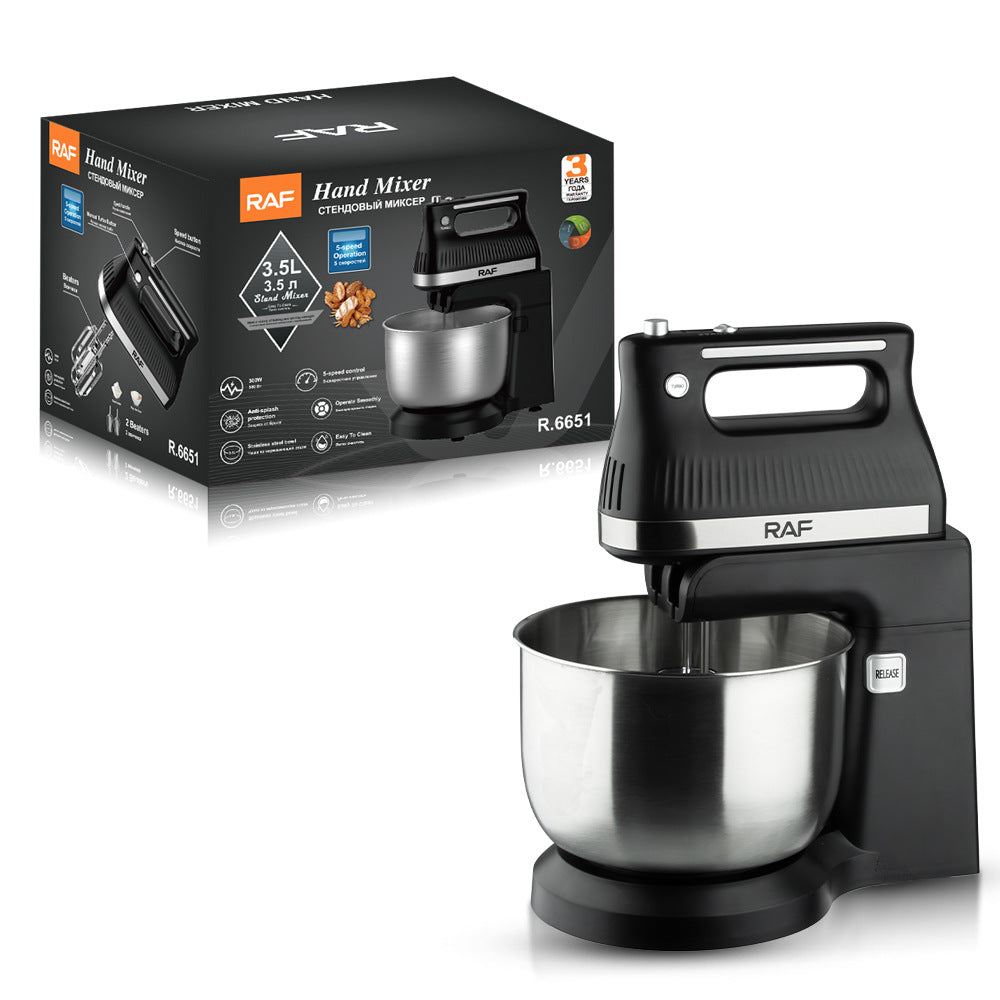 RAF European Standard Multifunctional Egg Beater Mechanical Multi-speed Adjustable Electric Mixer Cream Egg Noodle Mixer