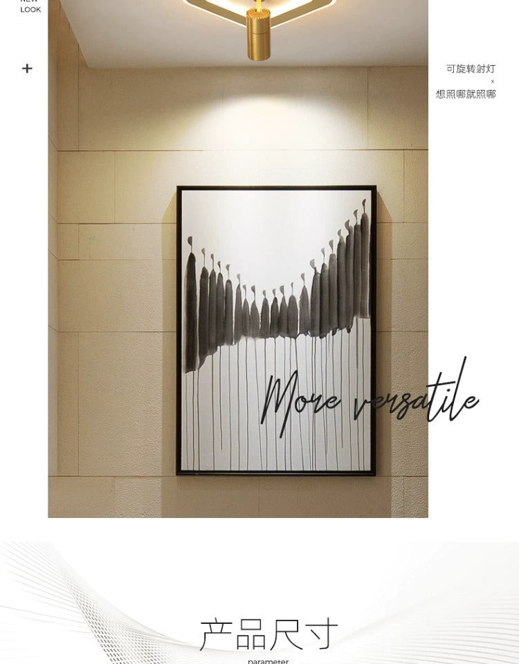 Aisle Light Corridor Light Luxury Balcony led Lamp Creative Background Wall Spotlight Simple Modern Cloakroom Ceiling Lamp