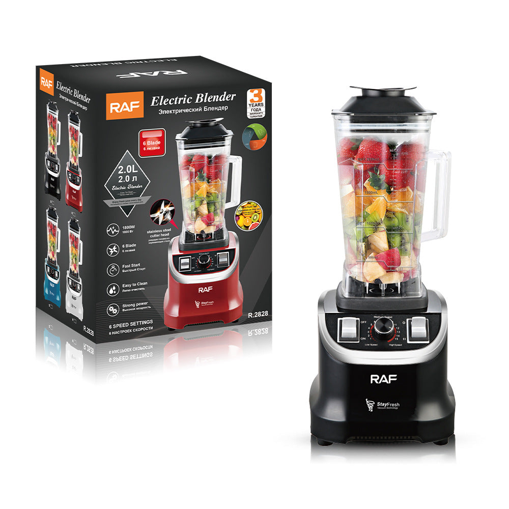 RAF European Standard Household and Commercial Smoothie Multi-Functional 5-in-1 Blender, Blender, Soy Milk, Fruit Juicer