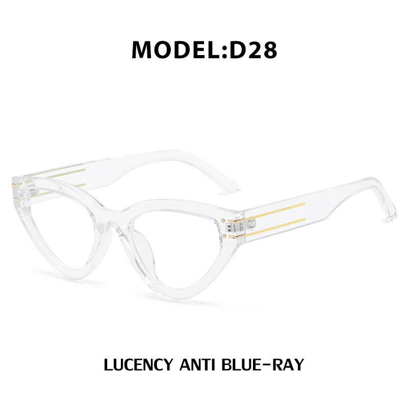 New European and American style personality cat-eye UV protection sunglasses for women ins Small Frame Sunglasses Eyewear Trendy Wholesale