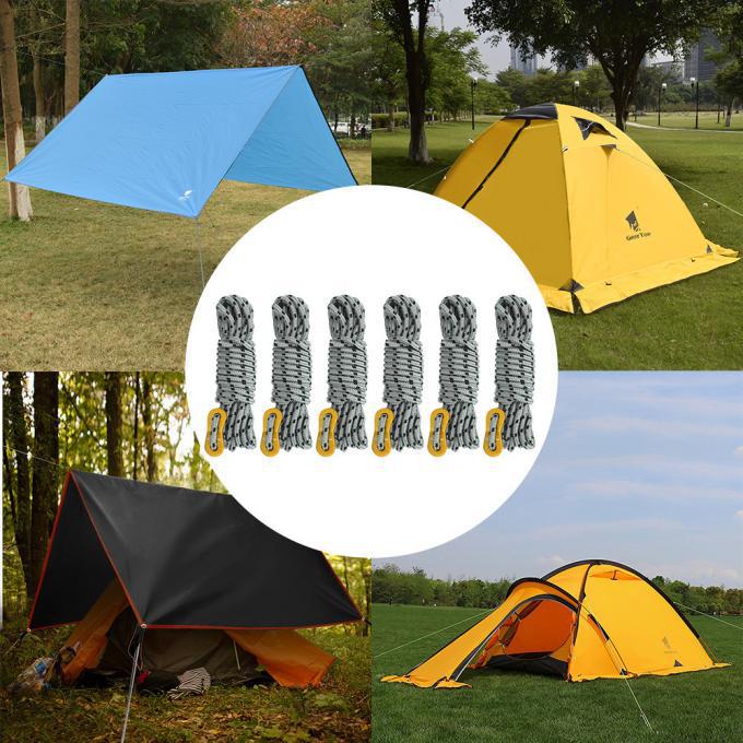 Outdoor camping tent accessory reflective guy ropes5MM Canopy Fixed Windproof Drawstring Clothesline Canopy Wind Rope6Strip