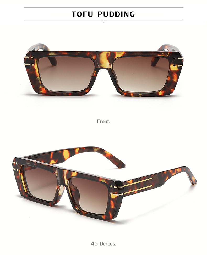 European and American Style Small Frame Sunglasses for Women Fashion Square Frame Sunglasses for Men Wholesale sunglasses