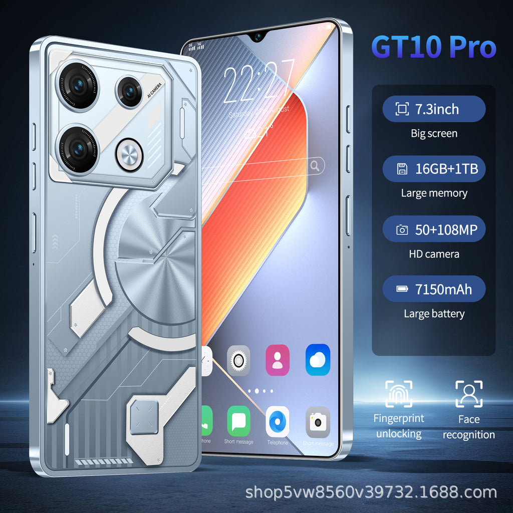 2024New In-Stock Mobile Phones GT10 Pro Smartphone16+1TB Wholesale from the Source Factory for Mobile Phones