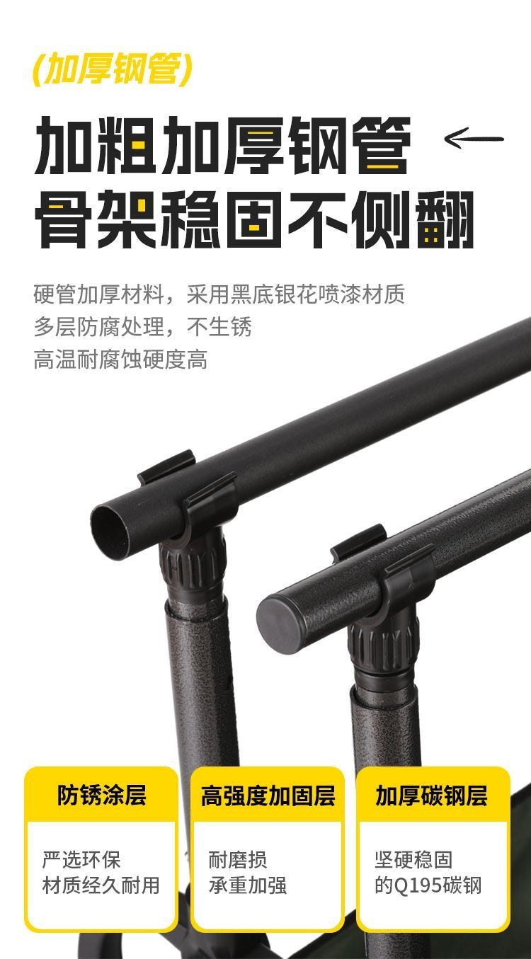 Outdoor Camping Hand-Pulled Stall Cart Reinforced Rear-Opening Picnic Can Be Used at Home with Liftable Table Board Camp Cart Off-Road Wheels