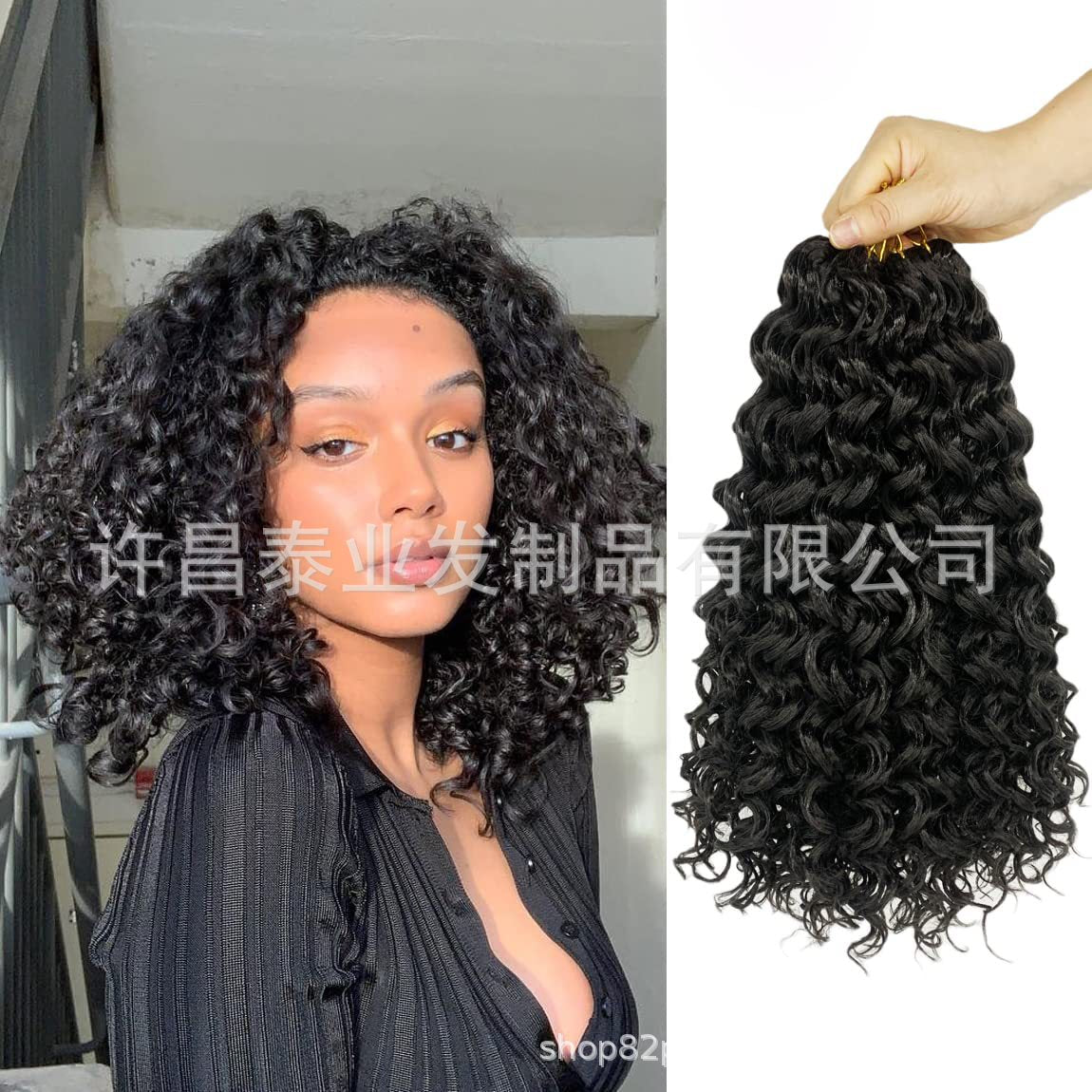 European and American Foreign Trade Cross-Border Wig African Curl Dreadlocks Crochet Hair GoGo Curl Crochet Hair Wig