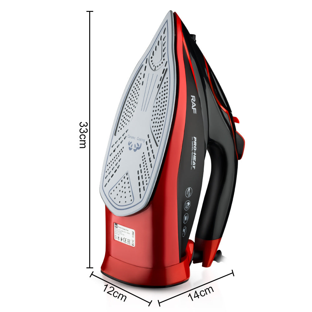 RAF European Standard Household Steam Electric Iron2600W Handheld Small Portable Clothes Ironing Machine