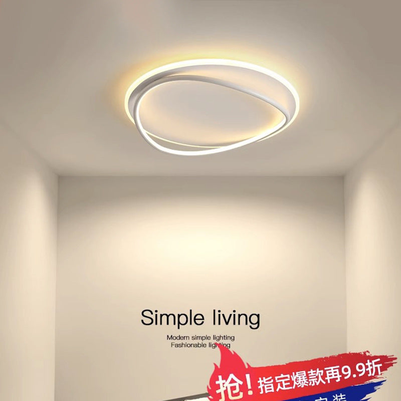 Nordic Light Luxury Bedroom Lamp LED Ceiling lamp for master bedroom, study room, dining room, simple modern oval light fixture