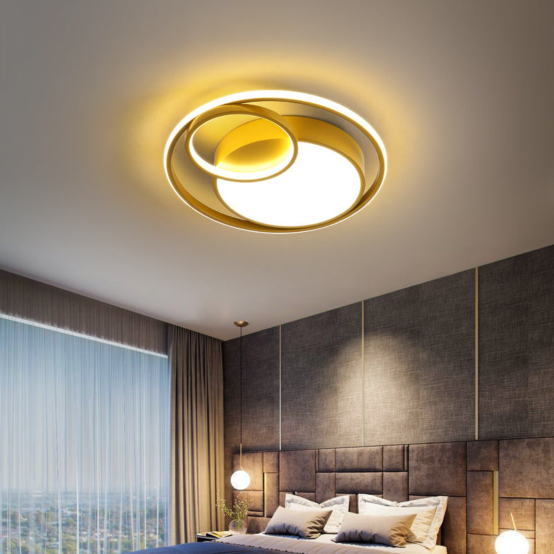 led Ceiling Lamp Master Bedroom Lamp Cozy Modern Minimalist Children's Room Lamp Creative Personality Room Lamp Ceiling Light Fixture