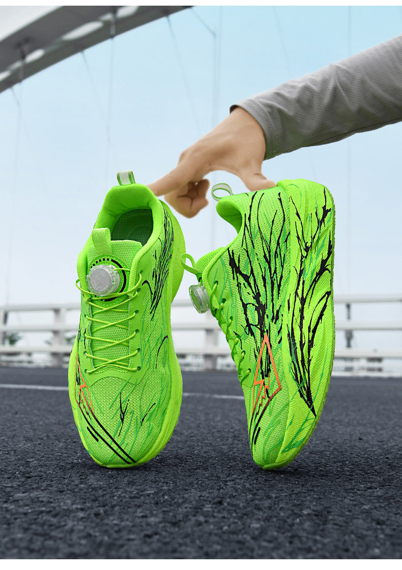 Red Rabbit9pro Really Explosive Carbon Plate Luminous Casual Breathable Running Shoes Outdoor Racing High Elastic Shock Absorption Non-slip Sneakers