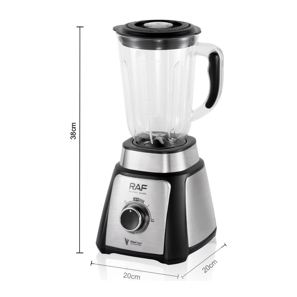 RAF European Standard Blender Plastic Cup Commercial Smoothie Cooking Machine Household Soy Milk Fruit Juicer R .2893