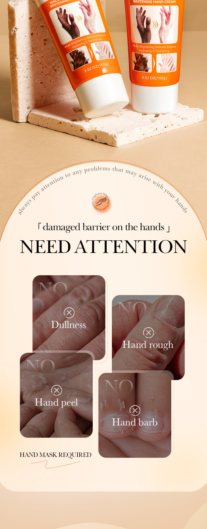 Full English Whitening Hand Cream100gSADOER Hydrating and Moisturizing Anti-Cracking Autumn and Winter Hand Cream  Wholesale