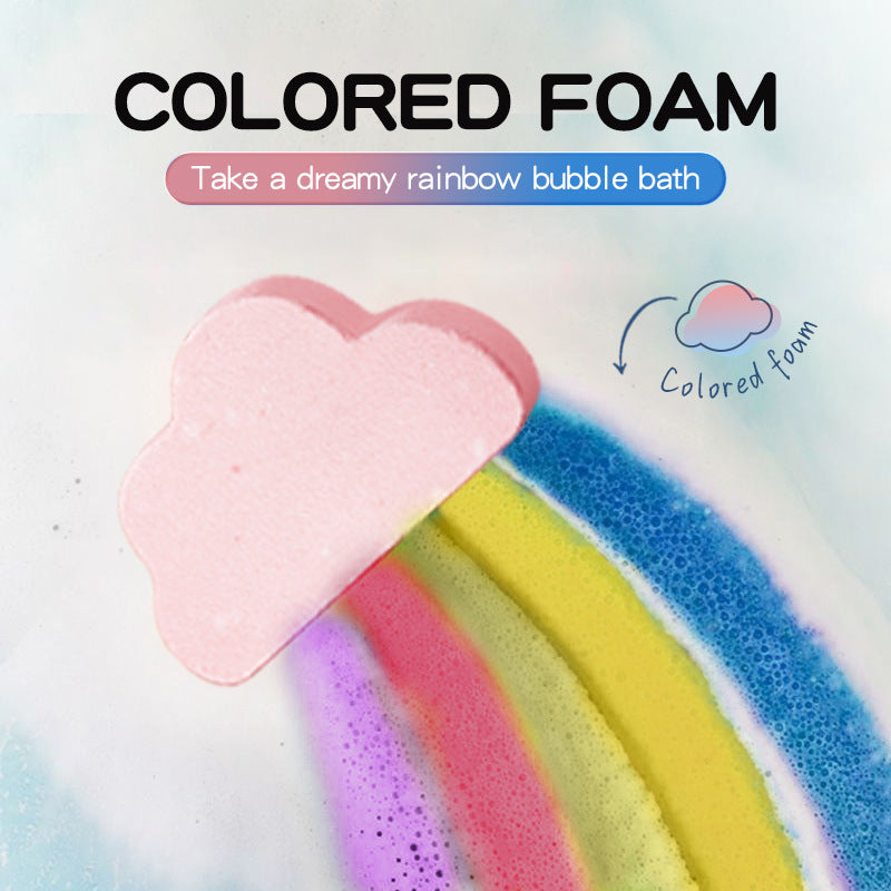 Rainbow Cloud Bath Salt Ball100g Deep Cleansing Body Bath Salts Export Manufacturer Wholesale