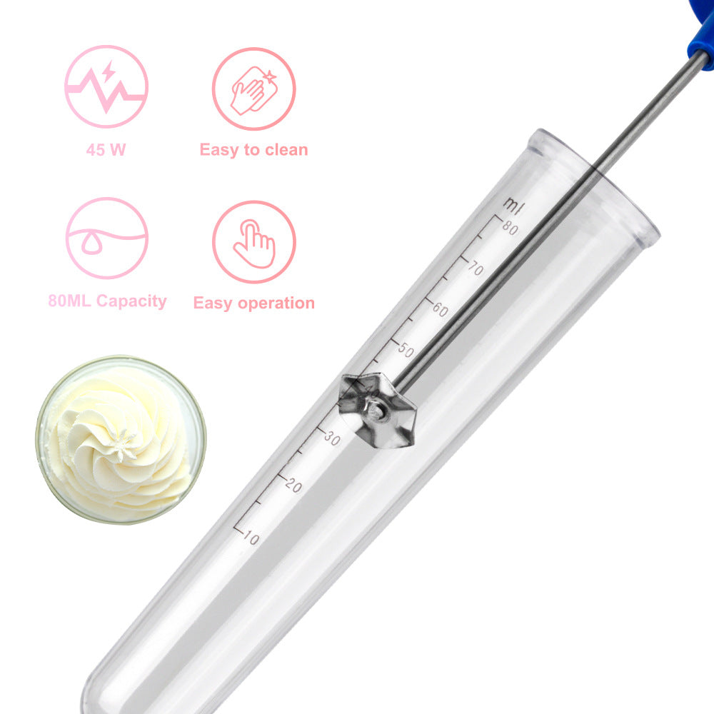 Cafe Milk Frother Coffee Frother Household Electric Milk Frother Milk Stirrer Handheld Frother