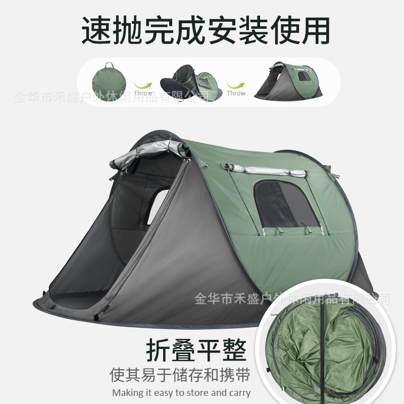 Tent Fully Automatic Folding Quick Open Sunshade Park Children Play Sand Camping Outdoor Portable Rainproof Sunproof
