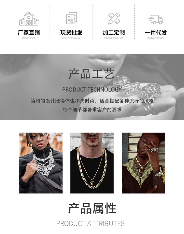 Stainless Steel Fashion Personality Creative Feather Bracelet Titanium Steel Unisex Open Vintage Arm Ring Jewelry