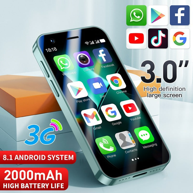 P7 Pro Mini Smartphone3.0Inch Screen Dual SIM Dual Standby mini Card Phone Export