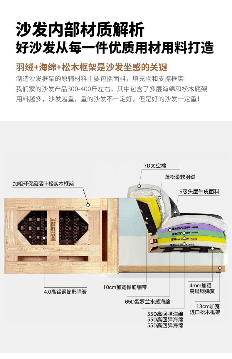 Italian Minimalist Big Black Bear Sofa Living Room Genuine Leather Sofa Top Layer Cowhide High Back Black Leather Art Sofa Shipping and tax not included