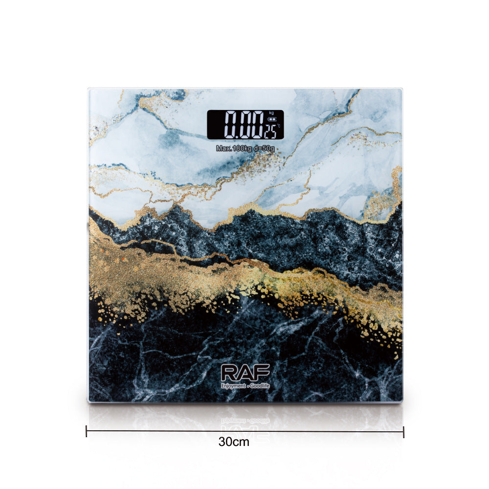 RA  Body Fat Scale Home Use Body Scale LCD Display Body Fat Scale Rechargeable Smart Electronic Scale Weight Scale