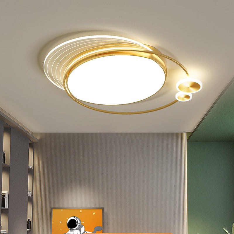 Bedroom lamp warm and romantic creative lighting fixture LED Living Room Home Ceiling Light Fixture Simple Modern Round Room Lamp