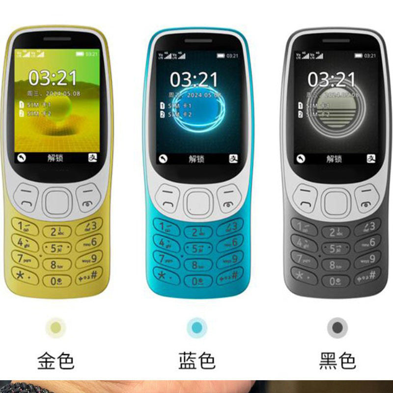 Popular3210Portable functional mobile phone for the elderly mini Elderly Phone Large Font Long Standby Wholesale