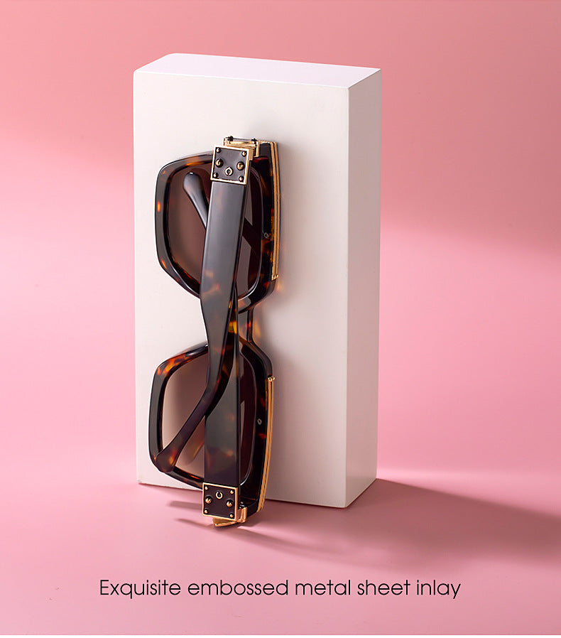 86229Small Frame Sunglasses for Women, European and American Style, Small Size, 0k Rich Man Same Style Sunglasses for Men, Trendy sunglasses