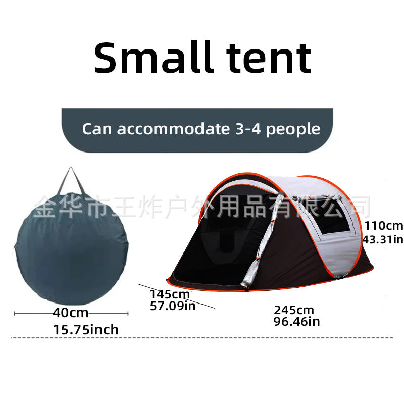 Hot-Selling Fully Automatic Hand-Pull Quick-Open Tent Travel Tent Camping Windproof Rainproof Sunproof Tent