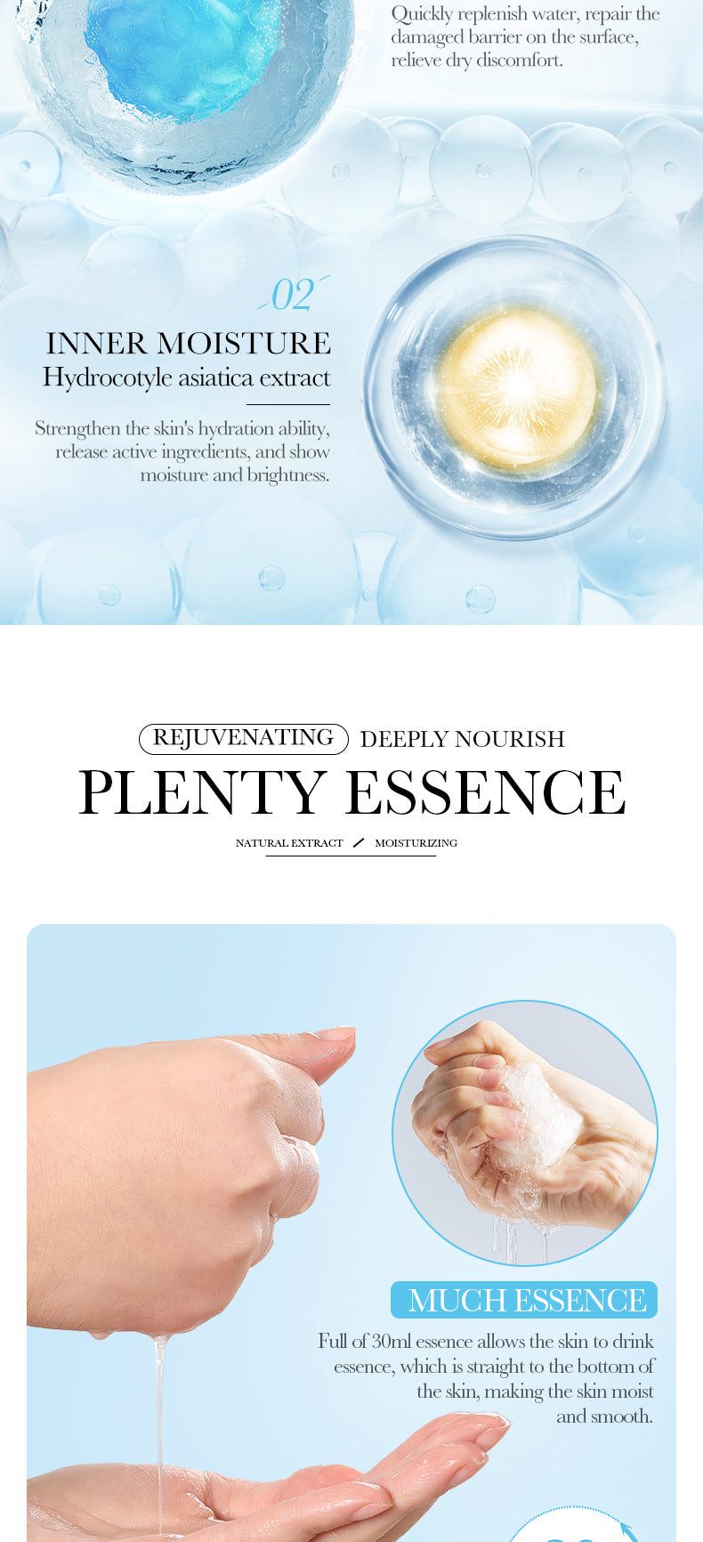 Full English Mask30gBIOAOUA Honey Hydrating Pearl Moisturizing Rose Snail Moisturizing  Foreign Trade Wholesale