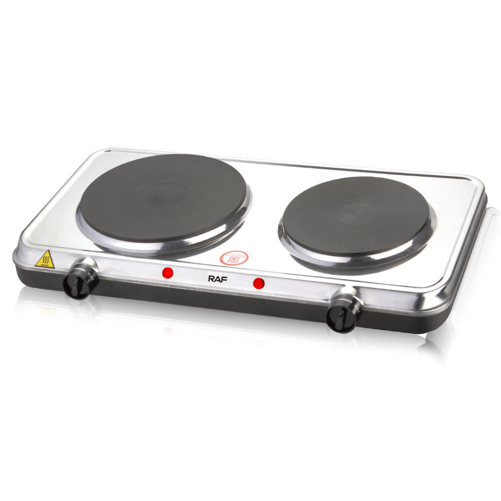 RAF Electric Stove Household Double Burner Electric Stove Temperature Adjustable Small Electric Stove Insulation Heating Electric Stove Wholesale