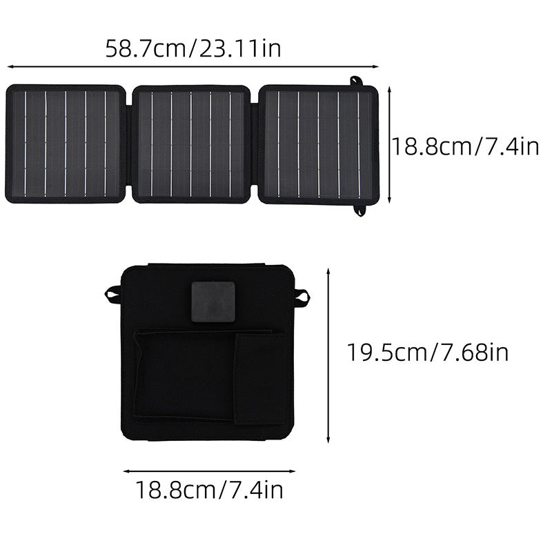 Factory Direct Sale 15W Monocrystalline 70% off Pack Dual Output Port Outdoor Portable Emergency Solar Charging Panel Waterproof Durable