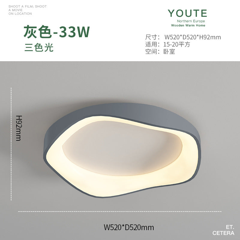 Macaron Ceiling Light Ultra-thin Living Room Lamp Home Decoration Modern Minimalist Bedroom Lamp led Creative Round Shape Ceiling Lamp