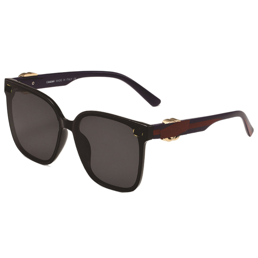 3716New Fashion Large Frame Sunglasses for Women Nylon Lens Sunglasses Internet Celebrity Street Style Face Slimming Driving Sunshade