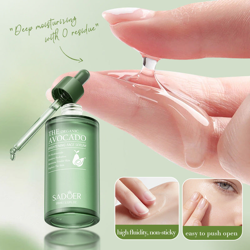 Avocado Niacinamide Brightening Essence SADOER Moisturizing Essence Cross-Border Wholesale