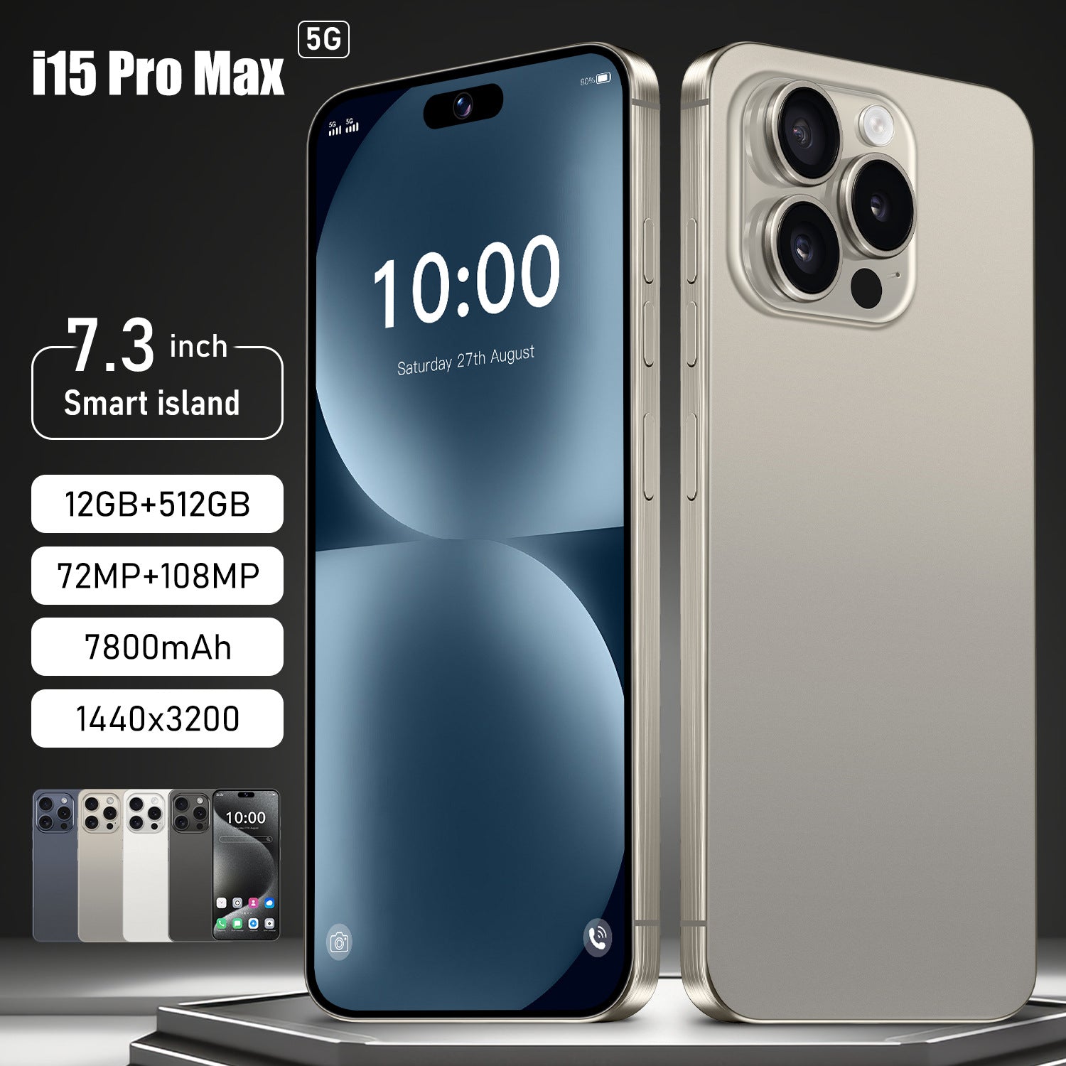 New i15Pro Max In Stock Android512G Factory for Smart Phones(Popular)