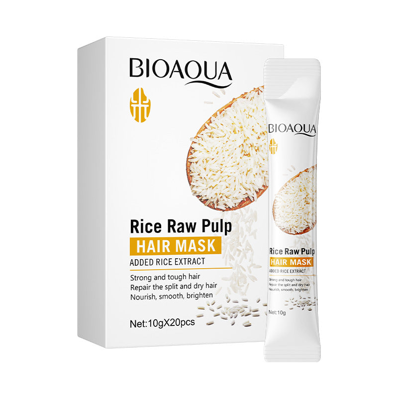 Full English Rice Skincare Set BIOAOUA Rice Puree Series Six-Piece Set Box  Wholesale