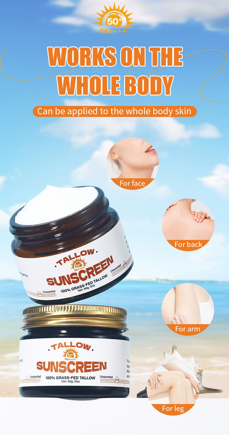 In Stock Cow Fat Sunscreen Honey Cow Oil Cream Dry Moisturizing Skin Care Cow Fat Sunscreen Lotion Bare Face Cream