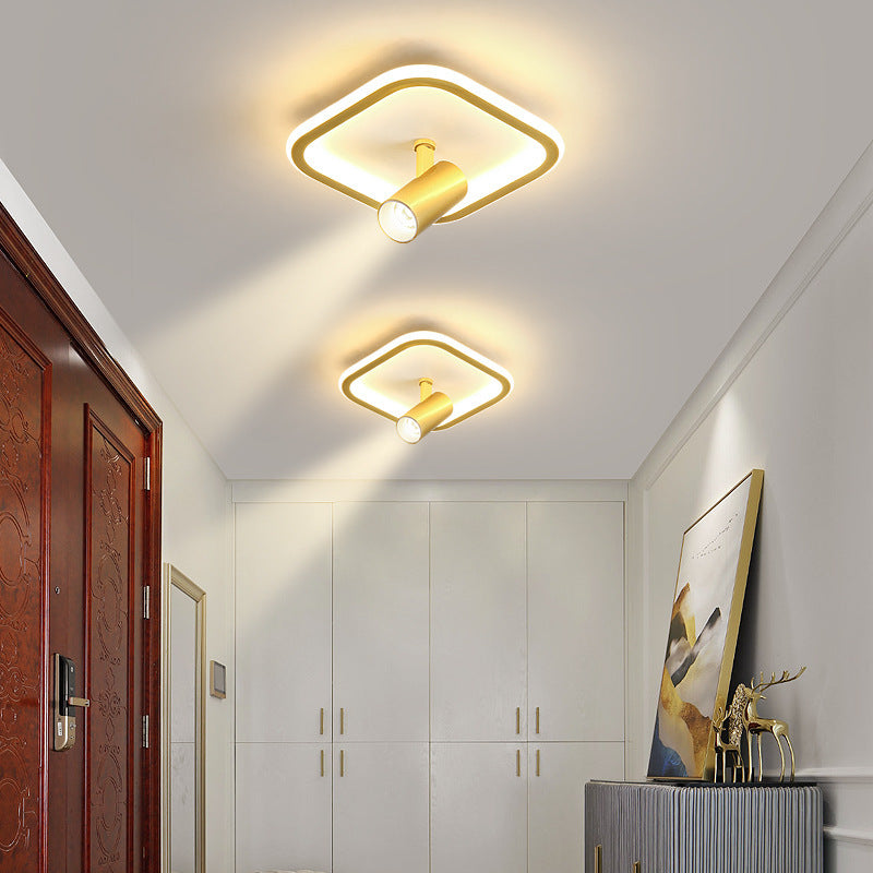 Aisle Light with Spotlight Corridor Light Entryway Staircase Cloakroom Balcony Light Luxury Internet Celebrity Ceiling Light led