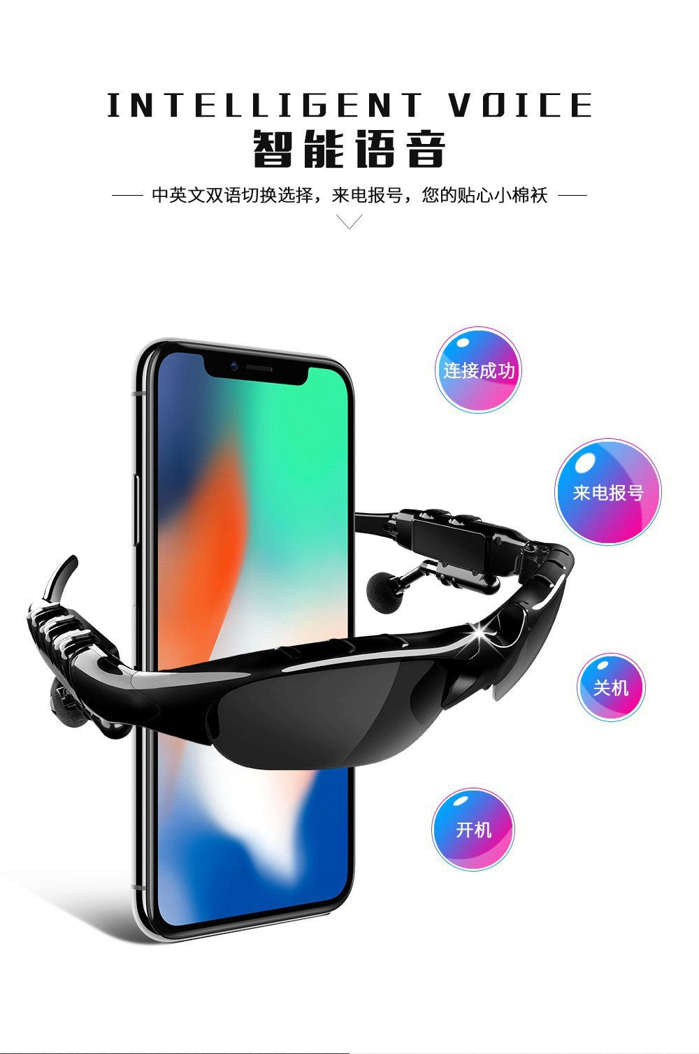 Hot-Selling Bluetooth Glasses TWS Game Wireless Bluetooth Sports Headphones Mini Dual Earbuds Touch Control No Delay