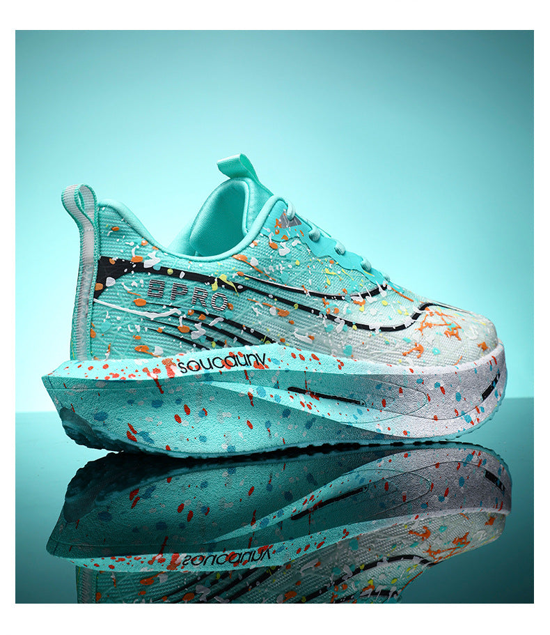 Parent-Child Cool Luminous Running Shoes Casual Fashion Men's Shoes Breathable Mesh Lightweight Comfortable Cushioned Wear-Resistant Sports Shoes