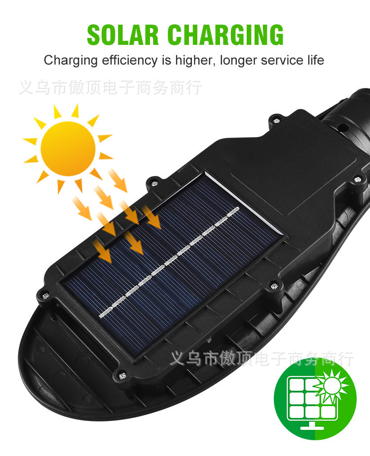 Outdoor Solar Light Human Body Sensing Wall Light Integrated Street Light with Remote Control Garden Light Waterproof Garden Light