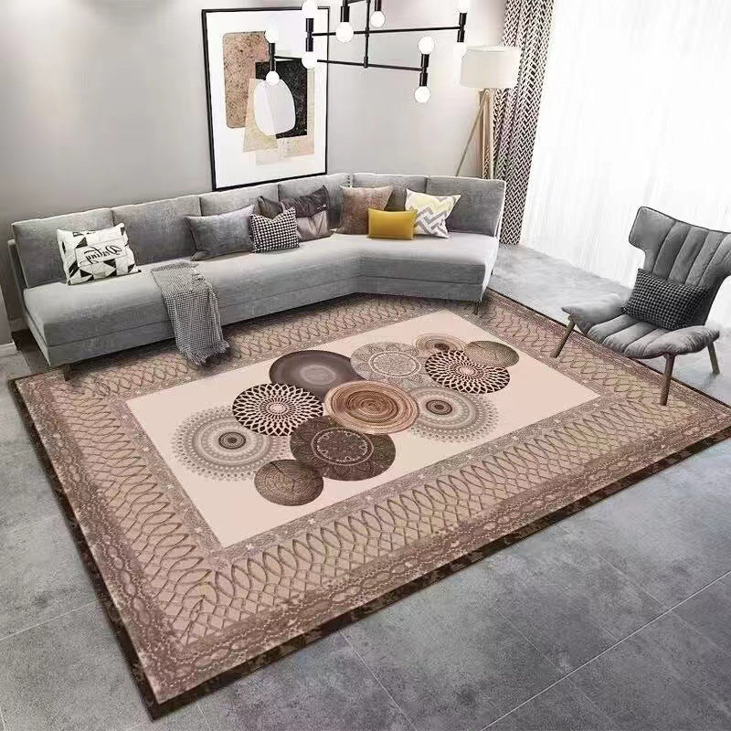 Living Room Bedroom Carpet Stain Resistant Wash-Free Easy Care Bedside Rug Sofa Coffee Table Large Area Carpet Manufacturer Wholesale