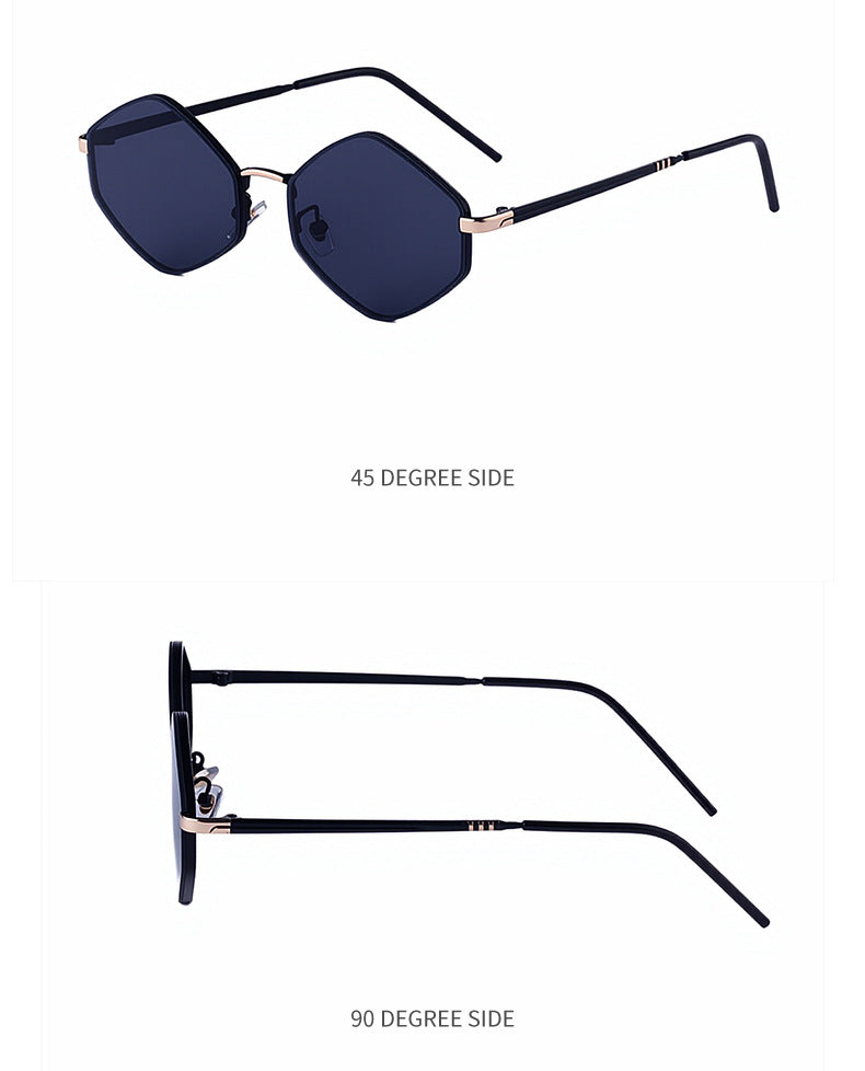Polygonal Sunglasses for Women with a Sense of Sophistication2025New European and American fashion sunglasses driving UV protection glasses