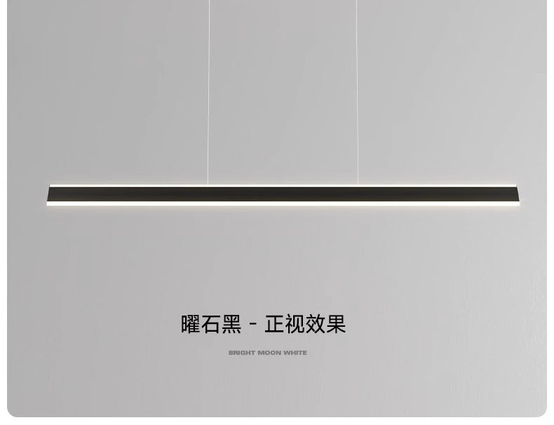 Modern Minimalist Creative Long Dining Table Minimalist Bar Counter Linear Restaurant Pendant Light Dining Room Zhongshan Lighting New Model