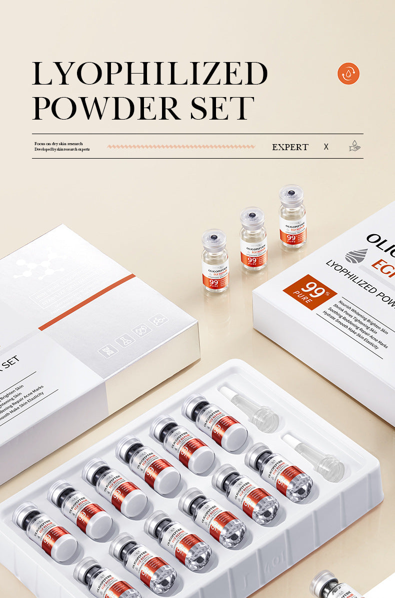Full English Oligopeptide Freeze-Dried Powder Set BIOAOUA Hydrating Moisturizing Nourishing Skin Care Wholesale for  Trade