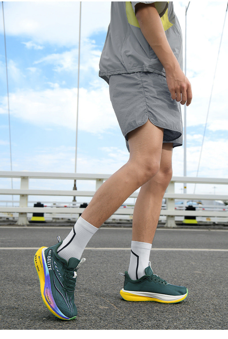 2025New model Feidian6pro Popcorn Carbon Plate Professional Racing Running Shoes Comfortable Breathable Unisex Sports Shoes