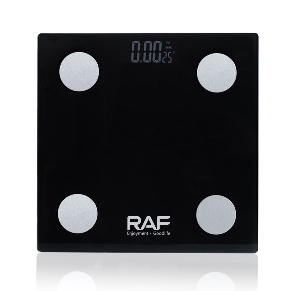 RA  Body Fat Scale Bluetooth Bathroom Scale Body Fat Scale Rechargeable Smart Tempered Glass Weight Scale R10022
