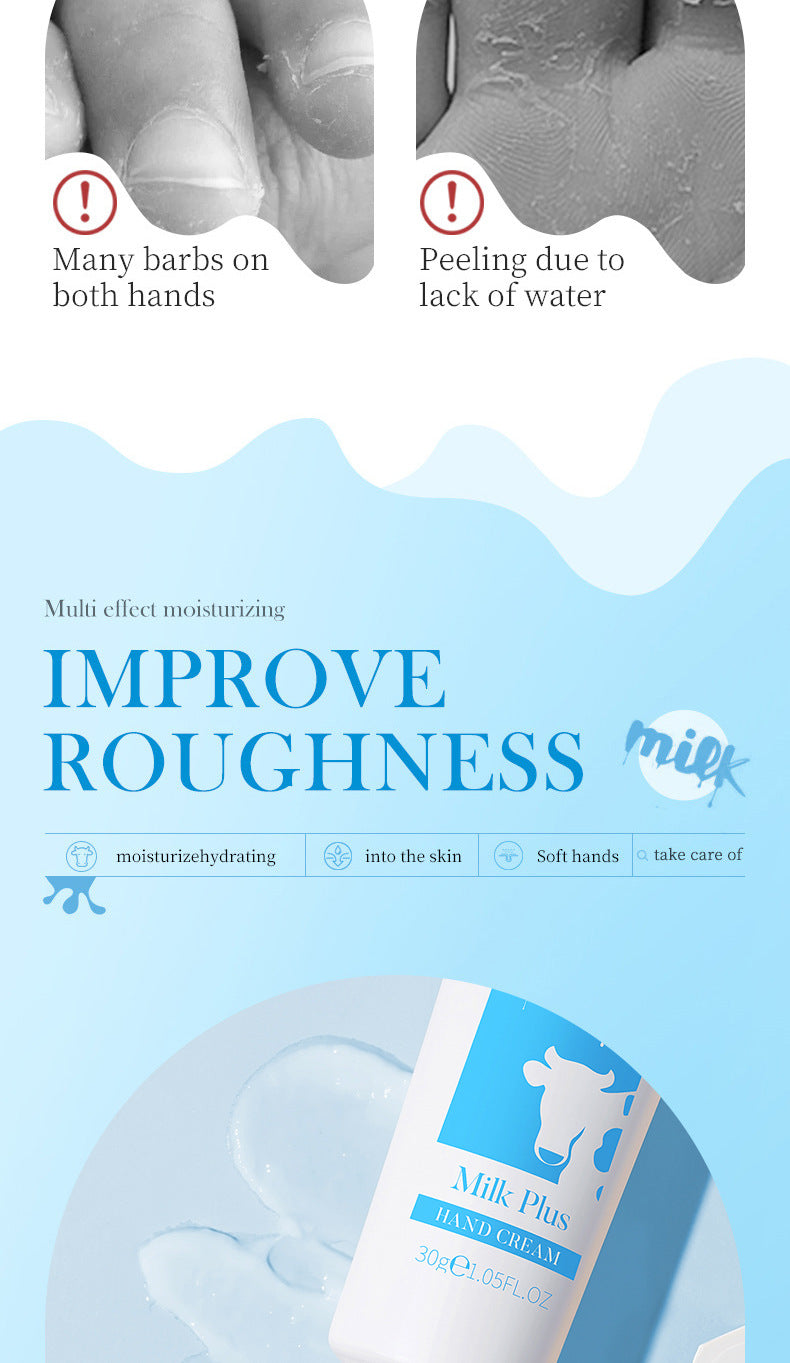 Milk Hand Cream SADOER Beirun Refreshing Hydrating Moisturizing Hand Cream Cross-Border Wholesale