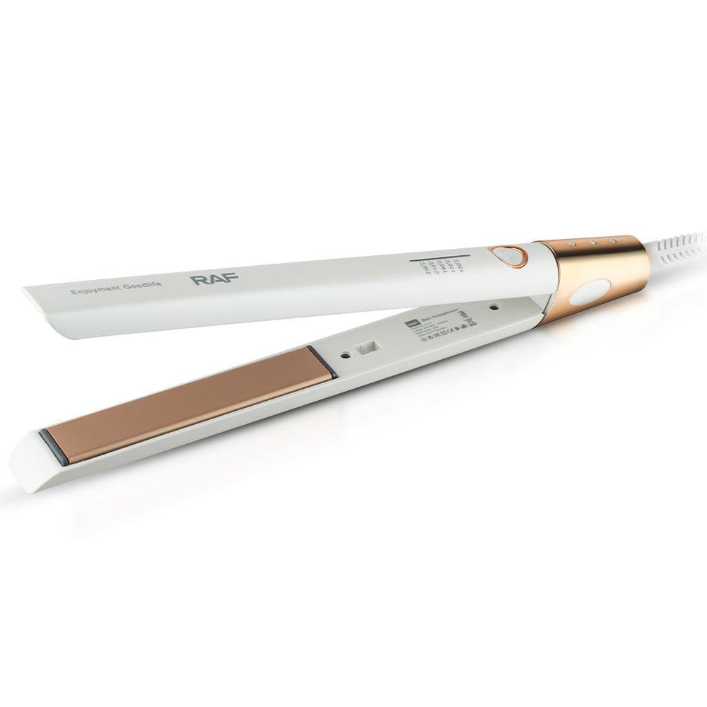 RAF EU Standard Straightening and Heating Hair Iron Portable Curling Iron Dormitory Home Fluffy Multi-Functional Curling Iron