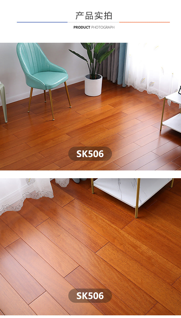 Pure Solid Wood Flooring Raw Wood Factory Direct Sale Longan Wood Floor Heating Light Luxury Home Decoration Bedroom Eco-friendly