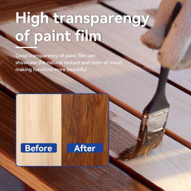 Water-Based Wood Grain Paint Outdoor Anti-Corrosion Wood Oil for Doors, Windows, Cabinets Color Change Renovation Brightening Anti-Wax Oil Antique Wood Paint